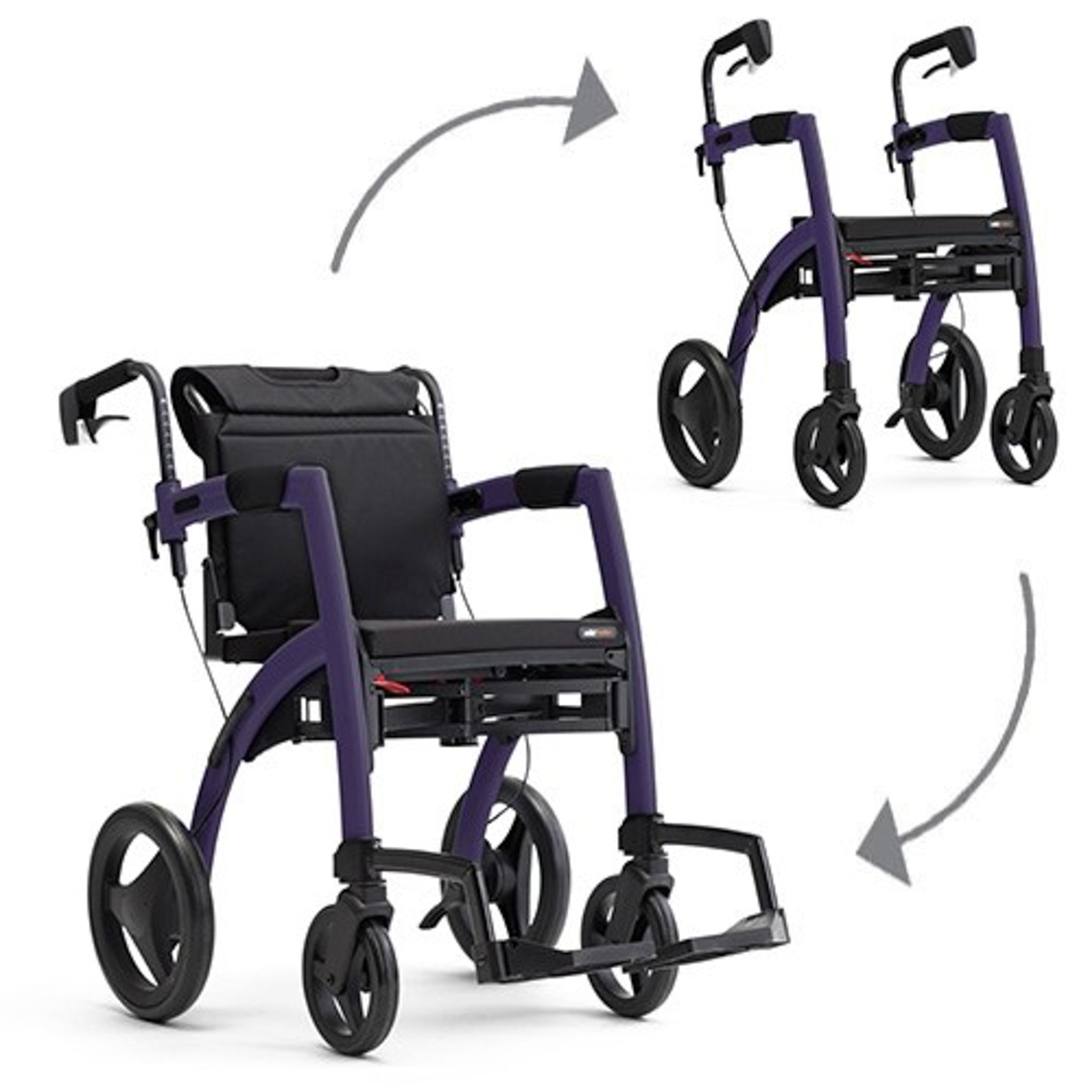 2-in-1 Walker Wheelchair | Locomo Premium Mobility Equipment