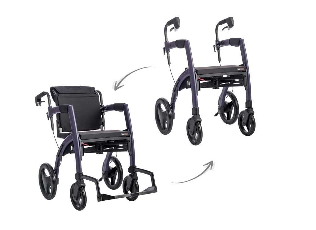 Rollz Motion | 2-in-1 Walker Wheelchair | Locomo New Zealand