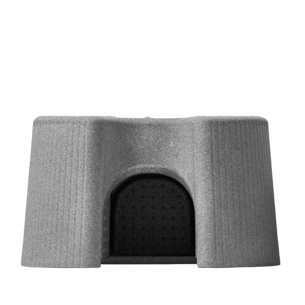 grey Dorica shower stool