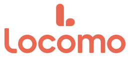 The logo of 'Locomo', a business that sells premium walking frames in Australia and New Zealand