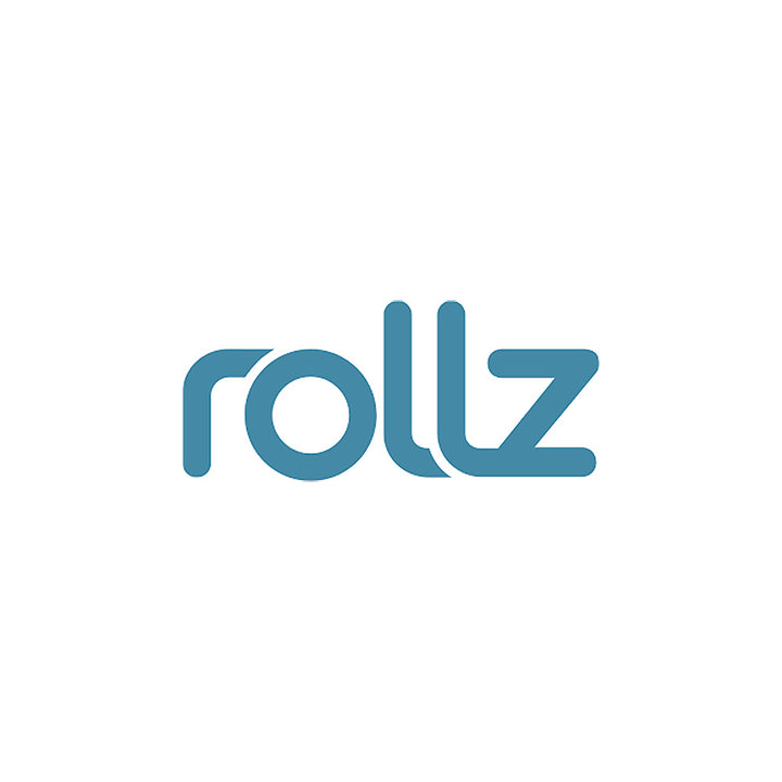 The logo of 'Rollz' on a white background