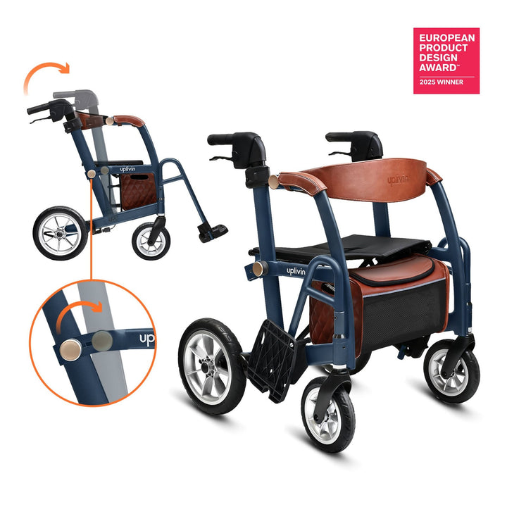 Uplivin Gavo 2-in-1 Walker Wheelchair