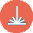 an icon indicating a laser