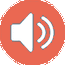 an icon indicating sound