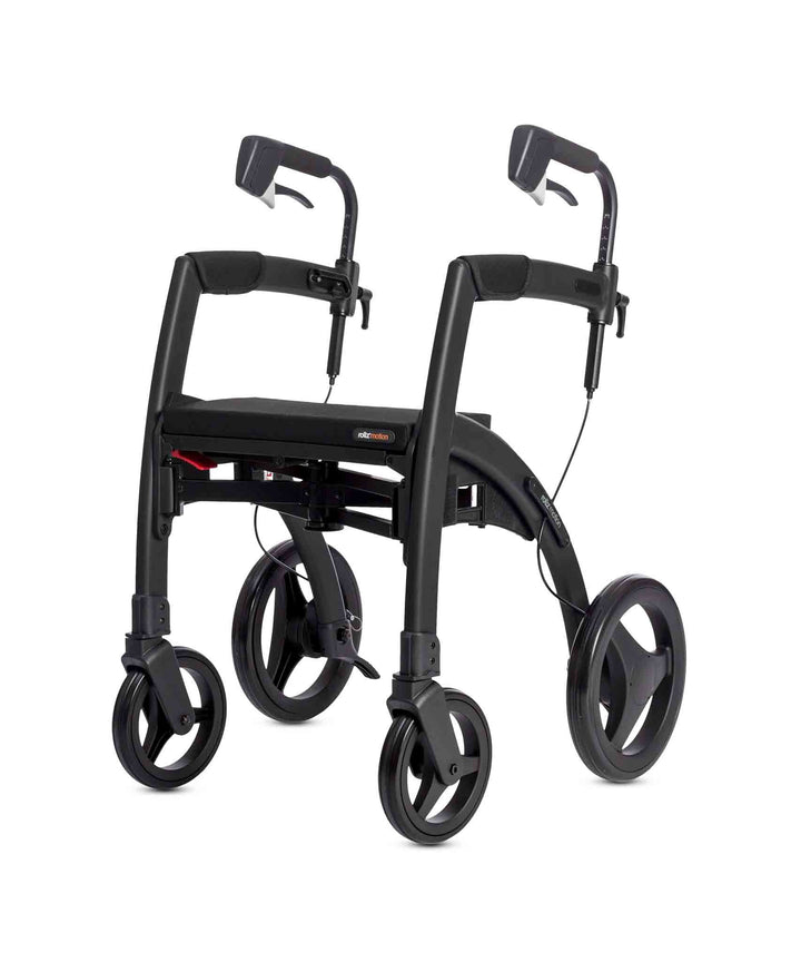 Rollz Motion matt black rollator